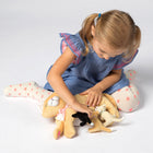 Manhattan Toy - Chat Nina allaitant de 25 cm avec chatons en peluche-4