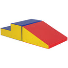 Soozier - Jeu de 2 blocs en mousse souple pour activités d'escalade et de ramper pour tout-petits - Multicolore-Parfait pour une utilisation à l'école, à la garderie ou à la maison 