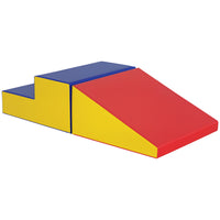 Soozier - Jeu de 2 blocs en mousse souple pour activités d'escalade et de ramper pour tout-petits - Multicolore-Parfait pour une utilisation à l'école, à la garderie ou à la maison 