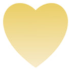 JAM Paper Outdoor Weatherproof Labels - Heart Shaped - 2 x 2 - Light Gold - 125 Labels/Roll-Size: Heart ( 2 x 2 Inches ) | Printer friendly labels are easy to create and customize.
