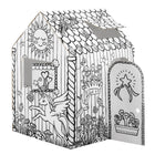 Bankers Box At Play Playhouse - 48"H x 32"W x 32"D - Unicorn-Operable windows and doors
