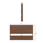 Nexera Panel Headboard - Queen Size - Walnut-6
