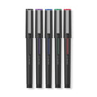 TRU RED Rollerball Pens - Fine Point - Assorted - 5 Pack-Conical pen tip style