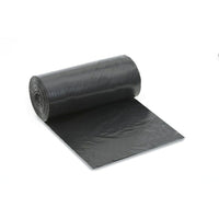Berry Plastics Polyethylene Regular Degradable Garbage Bag - 0.65mil - 35" x 50" - Black - 150 Pack-Colour: Black