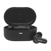AKG N5 Hybrid True Wireless Noise Canceling Earbuds - Black-Seamless connectivity with 2.4GHz USB-C dongle and BT: Plug the smart USB-C dongle conveniently stored in charging case (USB-A connector is included), in any device for instant and seamless connection. The multi-point connection lets you easily switch between a call on your phone and a Zoom meeting on your desktop, while Google Fast Pair and Microsoft Swift Pair allow for a smooth experience when connecting with multiple devices. The AKG N5 Hybrid 