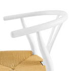 Modway Amish Dining Wood Armchair - White-9