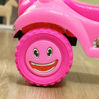 Qaba Toddlers Push Car with Music, Lighting - Pink-Colour: Pink 
