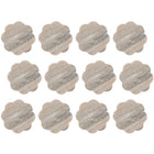 Maxwell & Williams - Collectif de Sous-verres en Beige Pétoncle Marbre Sous-verre - Paquet de 12-Fabriqué en céramique résistant à la chaleur