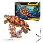 National Geographic 3D Puzzle Sea Turtle-Provides an immersive and educational experience for nature enthusiasts of all ages