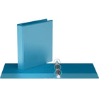 Davis Group Easyview Premium Binder - Round Ring - Customizable - 1.5" - Turquoise Blue - 6 Pack-1.5"