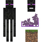Mattel Minecraft Diamond Level Enderman Action Figure - 14 cm-The 5.5-inch scale Diamond Level action figures take Minecraft collecting to new heights!