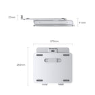 ShoppingAll Adjustable Ergonomic Laptop Stand Riser for Laptops Up to 17" - Silver - 4 Pack-8