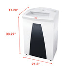 HSM - Déchiqueteur Securio B34 HS L6 à coupe en fragments, capacité de 12 feuilles-Système de contrôle de la gestion de l'énergie EcoSmart : consommation électrique particulièrement faible de 0,1 W en mode Veille