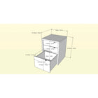 Nexera Multi-Purpose Storage Office Storage And Filling Cabinet - White/Natural Maple-Designed and made in Canada with CARB II/FSC Certified particle board and MDF materials.  Ships in 24-48H from order date. Assembly required