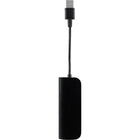Staples 4-Port USB-A Hub - Black-Portable – Compact, durable design is perfect for travel