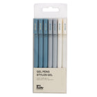 Gry Mattr Essential Gel Pen Set - 7 Pack-Set includes 7 gel pens in assorted cool blue tones