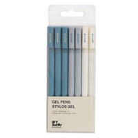 Gry Mattr Essential Gel Pen Set - 7 Pack-Set includes 7 gel pens in assorted cool blue tones