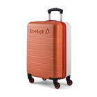 Reebok Double Dribble 21.5" Hardside Carry-On Luggage - Orange-Single 360 degree spinner wheels for effortless, smooth & quiet rolling