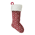 General Supply Goods + Co Holiday Stocking - 18" -Sherpa lining adds warmth and texture