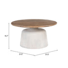 Zuo Goblet Coffee Table - Brown/White-6