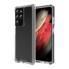 AXS PROShield Military Grade Protection Clear Case for Samsung Galaxy S21 Ultra - Black-Reinforced Corners maximize shock absorption
