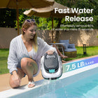 Aiper Scuba 800 Cordless Robotic Pool Cleaner - Automatic Pool Vacuum for Flat Above-Ground Pools - 860 sq ft-Clear Audio Alert System for Status Updates