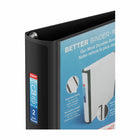 Staples Better Binder - 2" - Black-D-rings close tightly to allow pages to turn easily