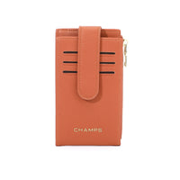 Champs Iconic Yoga Cardholder - Tan-RFID Blocking Card Holder