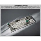 Keychron Q3 Max RGB Wireless Mechanical Keyboard - Brown Switch - TKL Layout with Knob - Shell White-Hot-Swappable Switches: Personalize your typing experience on the fly with hot-swappable switches, allowing you to customize your keyboard with ease without soldering, supporting various MX style mechanical switches.