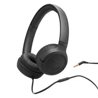 JBL Tune 530 Wired On-ear Headphones - Black-JBL Pure Bass Sound
