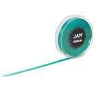 JAM Paper Double Faced Satin Ribbon - 3/8" W x 25 yd. - Teal Blue-Size: 0.375" x 25 yards