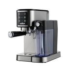 Salton - Barista+ machine à expresso, cappuccino et latte 3 en 1 avec récipient amovible pour le lait-Système de pression de 20 bars : préparez un espresso riche et savoureux avec une pression de 20 bars de qualité professionnelle, garantissant que chaque shot est rempli d'arômes et de goûts intenses