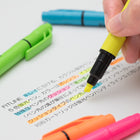 Pentel Illumina Flex Liquid Highlighter - Dual Chisel & Bullet Tips - Assorted - 5 Pack-Refillable with SLR3 refills

