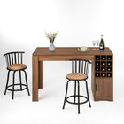 Homy Casa Industrial Swive Counter Bar Stools  24" & 29" - 2 Pack-Comes as a set of 2 in a compact flat package