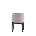 Manhattan Comfort Gansevoort 22.5" Modern Faux Leather Upholstered Dining Armchair - Light Grey-Home Assembly Required. All Hardware Included