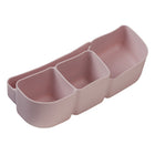 b.box Silicone Bento Tray Lunchbox - Berry-Creates additional ‘bento’ sections for smaller portions and more meal options