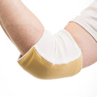 Impacto 806-20 Elbow Pad, Extra Large-Made with layered padding, knit elastic and grain leather, color yellow and white