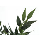 Monarch Specialties - Plante Artificielle - 47 po H - Acacia - Mis En Pot - Soie - Feuilles Vertes - Pot Noir-Garantie limitée de 5 ans contre les défauts de fabrication