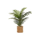Monarch Specialties 24" Artificial Indoor Palm - Table - Floor - Beige Woven Basket-Add an eye catching burst of greenery to any space with this 24" tall artificial indoor palm plant in a beige woven basket