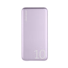 LOGiiX Piston Power 10000 mAh Banque d'alimentation en aluminium - Lavande-Comprend un port USB Type-C de 20 W avec alimentation USB pour un chargement rapide