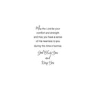 Mill Brook Studio Sympathy Greeting Cards/Envelopes - 5-3/8" x 7-3/4" - Religious: Praying For You - 18 Pack-Printed on premium uncoated paper