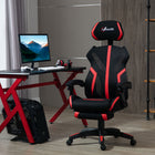 Vinsetto - Chaise de bureau en maille inclinable avec soutien lombaire - rouge-Hauteur d’assise et de l’appuie‑tête réglables pour s’adapter à votre bureau ou à votre style d’assise