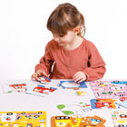 Banana Panda Match the Vehicles 6-Puzzle Set-5