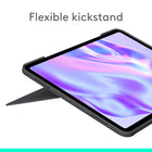 Logitech Combo Touch iPad Pro 13" (M4&M5) 2024 Keyboard Case - Graphite - English-Use-your-way Modes: Multiple use modes and infinite possibilities, switch it up to type, sketch, watch videos, read, or hop on a video call without removing your iPad Air from the keyboard case 