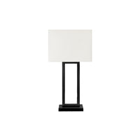 Monarch Specialties 28" H Table Lamp - Black Metal / Ivory / Cream Shade-Illuminate your home with this fashionable and trendy 28"h table lamp, designed in sleek black metal and an elegant ivory fabric shade, perfect for any living room, bedroom, or office space