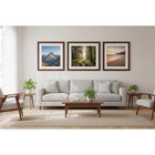 Decent Living - Cadre photo en bois massif - Couleur noyer - 24x36pouce - Paquet de 2-7