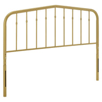 Modway Lennon Metal Twin Headboard - Gold-Metal Twin Headboard