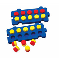 Learning Advantage Foam Ten Frames - Set of 4-Using ten frames can encourage subitizing, help develop a sense of magnitude, show one-to-one correspondence, and builds number sense