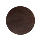 Modway Lippa 20" Round Wood Side Table - White Cherry Walnut-Assembly Required