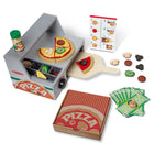 Melissa & Doug Top & Bake Wooden Pizza Counter Play Set - 41 Pieces-Top & Bake Wooden Pizza